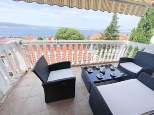 Balkón nebo terasa v ubytování Apartments in Dramalj 42064