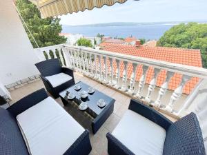Balkón nebo terasa v ubytování Apartments in Dramalj 42064