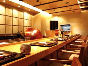 TV a/nebo společenská místnost v ubytování Hotel The Centre Utsunomiya