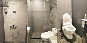 Baðherbergi á Taiwan Youth Hostel & Capsule Hotel