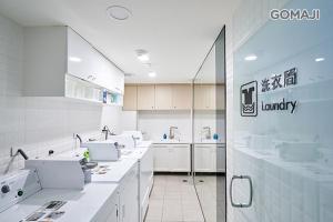 Baðherbergi á Taiwan Youth Hostel & Capsule Hotel