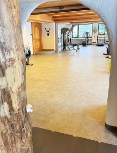 Fitness centrum a/nebo fitness zařízení v ubytování Berghoteltirol