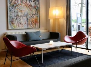 Ruang duduk di Radisson Hotel Papirfabrikken Silkeborg