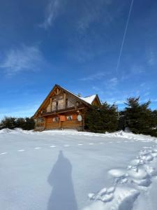 Zrubová Chata Sylvester during the winter