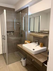 Koupelna v ubytování Hotel Schmidt's Hoern