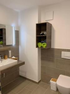Koupelna v ubytování Hotel Schmidt's Hoern