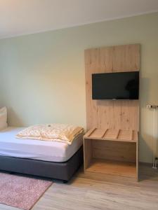 Postel nebo postele na pokoji v ubytování Hotel Schmidt's Hoern