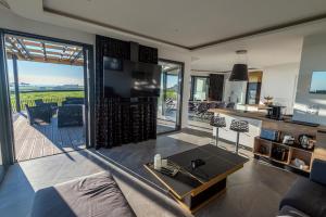 Istumisnurk majutusasutuses Vue à Couper le Souffle - Villa de Charme avec Spa en Bord de Mer - Pointe Finistère