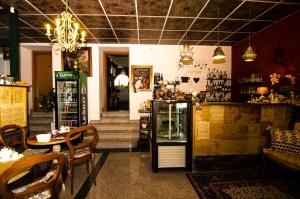 Lounge nebo bar v ubytování Trubarjev Art Boutique hotel