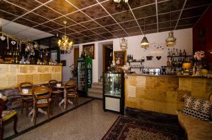 Lounge nebo bar v ubytování Trubarjev Art Boutique hotel