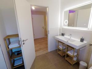 Koupelna v ubytování -Neubau- 24 qm Studio-Apartment