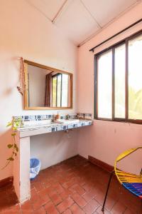A bathroom at Mar Amar Cabaña - Hostel