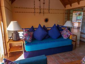 Et sittehjørne på Hotel San Buenaventura de Atitlán