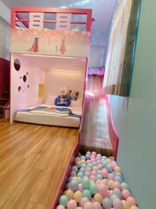 We Smile B&B tesisinde bir odada yatak veya yataklar