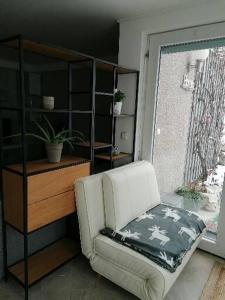 Posezení v ubytování Relax-Apartment mit Sauna