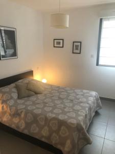 Postel nebo postele na pokoji v ubytování Appartement les pieds dans l'eau 3 Chambres - Propriano - Corse