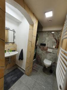 
Ein Badezimmer in der Unterkunft Ferienwohnungen Lerchl
