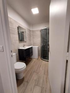 Ванна кімната в Bel appartement 2 pièces, sortie de métro ligne 8