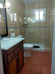 Koupelna v ubytování Apartamento Naturista Vera Paradise