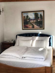 Letto o letti in una camera di Garni hotel Oblačinsko jezero