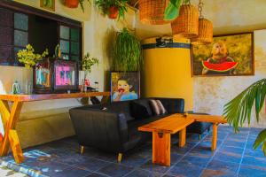 Posezení v ubytování Casa Aluxes Hotel