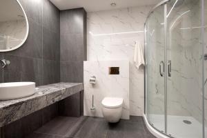Koupelna v ubytování Hotel Jarzębata