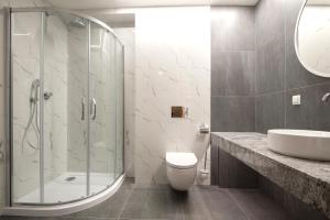 Koupelna v ubytování Hotel Jarzębata