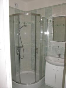 Kúpeľňa v ubytovaní Apartmány Šmika