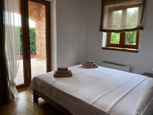 Postel nebo postele na pokoji v ubytování Paradise Villa Cassonni Istria 4 Stars