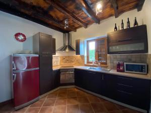 Kuchyň nebo kuchyňský kout v ubytování Paradise Villa Cassonni Istria 4 Stars