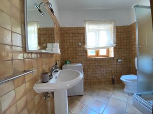 Koupelna v ubytování Paradise Villa Cassonni Istria 4 Stars