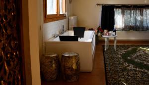 Postel nebo postele na pokoji v ubytování Hospedería Casa Martell