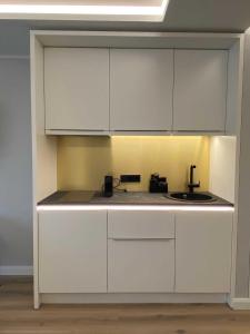 A kitchen or kitchenette at DRIEHOF LifeStyle Classic Apt 2