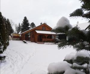 Chata Kaprík 35 during the winter