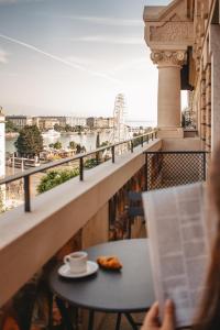 Uma varanda ou terraço em Hôtel Longemalle