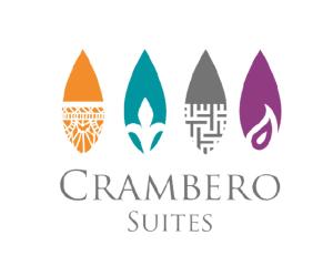 a set of logos for the crampinyl suites at Crambero Suites in Alona