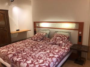 Postel nebo postele na pokoji v ubytování Clos des Poulies