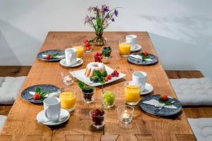 Opciones de desayuno disponibles en Wastleicherhof