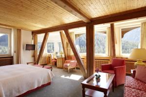 Hotel Walther - Relais & Châteaux客房内的一张或多张床位