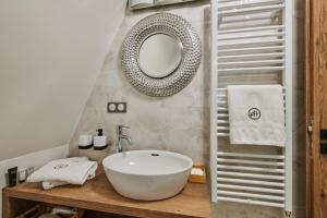 Hotel Alfréd a Hermína的一间浴室