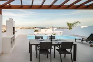 Balkón nebo terasa v ubytování Villas Altos de Lanzarote