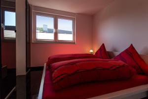 Postel nebo postele na pokoji v ubytování Ferienwohnung Gertrud Wohnung 4
