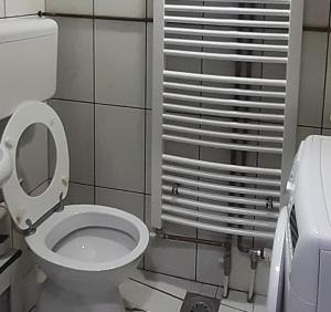 Koupelna v ubytování Viktoria
