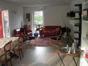 Posezení v ubytování B&B Casa Cantoniera