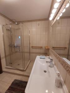 Kúpeľňa v ubytovaní Apartament