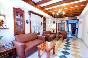 Posezení v ubytování Gözen Hotel