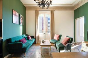 Posedenie v ubytovaní Central Suites Barcelona