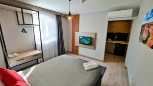 Postel nebo postele na pokoji v ubytování Letstay Panorama Suites