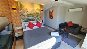 Posezení v ubytování Letstay Panorama Suites