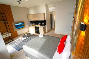 Kuchyň nebo kuchyňský kout v ubytování Letstay Panorama Suites